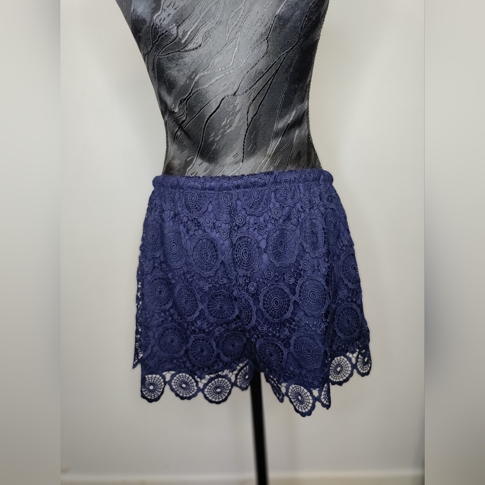 HeartSoul Navy Blue Women's Shorts - Picture 4 of 6